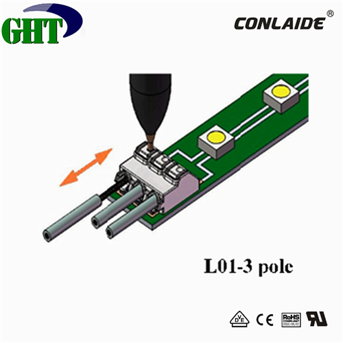 SMT 3 Pole Surface-Mounted PCB Terminal L01